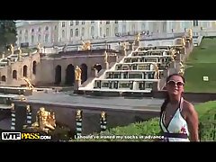 Busty teen was eager to have sex, so she asked a stranger to fuck her good