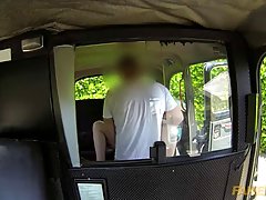 Cute girl offered a blowjob and sex to a taxi driver, to drive her home