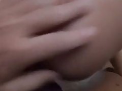 Lovely girlfriend didn't realize that her boyfriend was recording her while he was fucking her ass