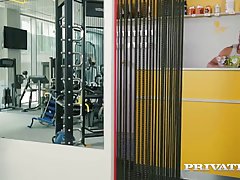 Sarah Kay is screaming while experiencing an intense orgasm, instead of studying for her exams