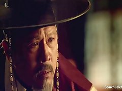 Cute Asian girl and her partner are having a nice porn scene, while other people are watching