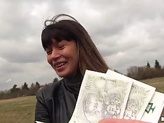 Mona Kim got a lot of money from a horny stranger, to give him what he needs