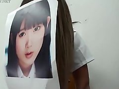 Aika Kabe got stuck in a wall so some guys used an opportunity to fuck her brains out