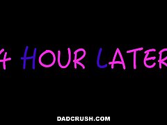 Slutty girl decided to seduce her step- dad and give him a very nice blowjob