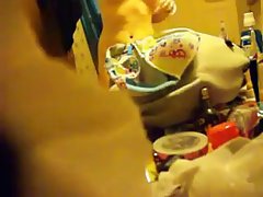 Good looking teen was having a shower not knowing that there was a hidden camera near her