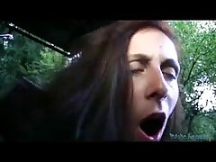 Naughty girl got an offer she could not refuse, because she needed to earn some money